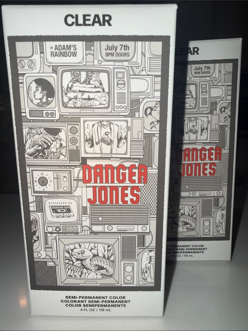 Danger Jones Semi-Permanent Hair Color — Red Accent